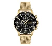 Hugo Boss Admiral 1513906 Men's Chronograph Watch - 46mm Black Dial Mesh Bracelet