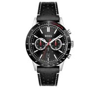 Hugo Boss Allure 1513920 Men's Watch - 44mm Black Dial Leather
