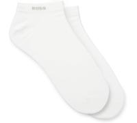 Hugo Boss Ankle Socks 2 Pairs Trainer Mens White or Black 100% Genuine New