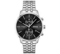 Hugo Boss Associate 1513869 Men's Chronograph Watch - 42mm Black Dial Silver Bracelet