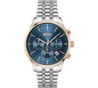 Hugo Boss Avery 1514158 Men's Chronograph Watch - 42mm Blue Dial Steel Bracelet