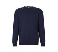Hugo Boss Black Mens Botto-l Crew Neck Knitwear Dark Blue Cotton - Size 3XL