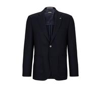 Hugo Boss Black Mens H-janson-223 Jacket Dark Blue Wool - Size 42 Regular