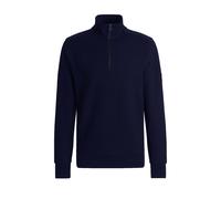 Boss Men's Sidney Cotton Long Sleeve 1/4 Zip Fleece Large Blue