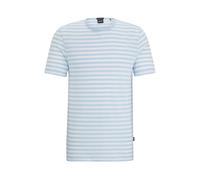 Hugo Boss Black Mens Tiburt457 T-shirt Light Pastel Blue Cotton - Size X-Large