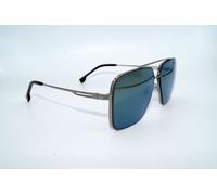 Hugo Boss Sunglasses BOSS 1325/S 31Z 3U Ruthenium Havana Kaki Blue Mirror