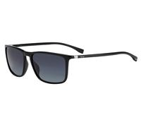 Hugo Boss BOSS 0665/S/IT 807/9O Man Sunglasses Acetate Black Grey Squared Normal Shaded