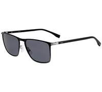 Hugo Boss 1004/S Sunglasses Black Ruthenium and Dark Grey Grey