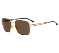Hugo Boss BOSS 1045/S/IT 000/70 Man Sunglasses Metal Gold Brown Squared Normal