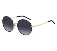 Hugo Boss Woman BOSS 1593/S RHL/9O Sunglasses Metal Gold / Black Grey Round Shaded
