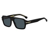 Hugo Boss BOSS 1595/S 807/A9 Man Sunglasses Plastic Black Grey Squared