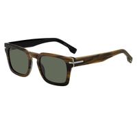 HUGO BOSS BOSS 1625/S 8AS STRIPED BROWN BLACK 50/23/145 MAN Sunglasses