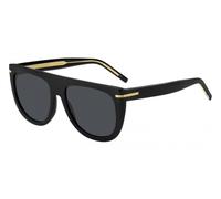 Boss Women's Sq Flat Top Round Sunglasses 56 cm Black