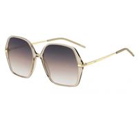 Hugo Boss Woman Hugo Boss BOSS 1660/S 84A/PR Sunglasses Acetate Beige Multicolor Squared Shaded