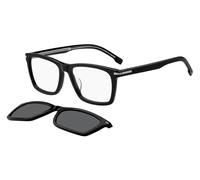 Hugo Boss BOSS 1726/G/CS 807/M9 Man Sunglasses Acetate Black Grey Squared Polarized