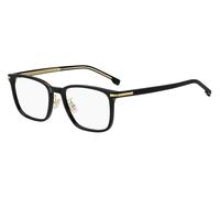 BOSS 1741/F Asian Fit 807 Men's Eyeglasses Black Size 54 (Frame Only) - Blue Light Block Available