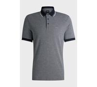 Hugo Boss - H-prout 141 Oxford Cotton Piqué Polo Shirt In Dark Blue 50521116 404 Xl