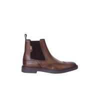 Hugo Boss - Calev Medium Brown Chelsea Boots In Supple Leather 50529227 210 - 10