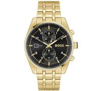 Hugo Boss Champion 1513848 Men's Chronograph Watch - 44mm Black Dial Steel Bracelet