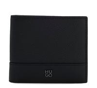 HUGO BOSS EYEWEAR Wallets and purses for men Leather bifold wallet with stacked logo detail