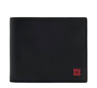 HUGO BOSS EYEWEAR Wallets and purses for men Red stacked logo leather wallet