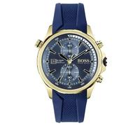 Hugo Boss Globetrotter 1513822 Men's Watch - 46mm Navy Dial Silicone