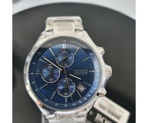 HUGO BOSS GRAND PRIX HB1513478 Blue Silver Men's Chronograph Watch