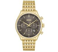 Hugo Boss Gregor 1514051 Men's Chronograph Watch - 45mm Grey Dial Steel Bracelet