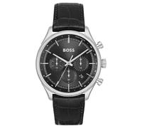 Hugo Boss Gregory 1514049 Men's Chronograph Watch - 45mm Black Dial Leather Strap