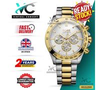 HUGO BOSS HB1512960 Ikon Two-Tone Bracelet Stainless Chronograph Mens Watch 44mm