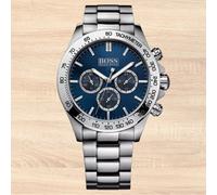 Hugo Boss Mens' Ikon Chronograph Watch 1512963 - Silver Metal - One Size