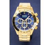 HUGO BOSS HB1513340 Ikon Gold Tone Chronograph Mens Watch Brand New