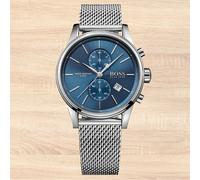 Hugo Boss HB1513441 Men’s Chronograph Watch Blue Dial Mesh Bracelet