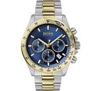 Hugo Boss HB1513767 Hero Sport Lux Mens Two-Tone Chrono Watch + Gift Bag
