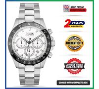 HUGO BOSS Hero HB1513875 Silver Stainless Steel Strap Chronograph Men's Watch