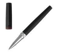 Hugo Boss HSG8025A Gear Rollerball Pen - Black/Medium Red/Silver