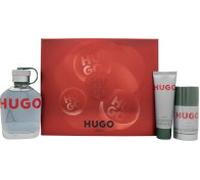 Hugo Man Eau De Toilette 125ml & Deodorant Stick & Shower Gel 50ml Gift Set