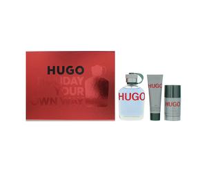 Hugo Boss Hugo Man 3 Piece Gift Set: Eau de Toilette 125ml - Deodorant 75ml - Sh | TJ Hughes