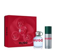 Hugo-Boss Hugo-mens-fragrances Hugo-ManGift set Eau de Toilette Spray 75 ml + Deospray 150 ml