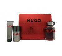 HUGO BOSS HUGO MAN GIFT SET 125ML EDT + 75ML DEODORANT STICK + 50ML SHOWER GEL