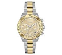 Hugo Boss Ikon 1512960 Men's Chronograph Watch - 44mm Silver Dial Two-Tone Bracelet