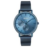 Hugo Boss Infinity 1502518 Women's Quartz Watch - 35mm Blue Dial Blue Mesh Bracelet