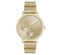 Hugo Boss Infinity 1502520 Women's Chronograph Watch - 36mm Gold Dial Mesh Bracelet