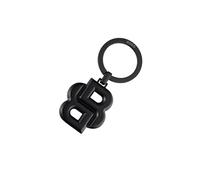 HUGO BOSS key fob Double B Keyring Matt Black