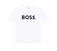 Hugo Boss T-shirt BOSS Kids – Large Logo Short Sleeve – White Size 6 (Boys)