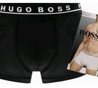 HUGO BOSS Logo Men's Teen's Boxer Shorts Trunks Brief Stretch Cotton Underwear L