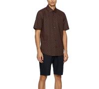 Hugo Boss Luka 2F Pineapple Shirt Men Shirt Regular Fit Iconic Wow XL