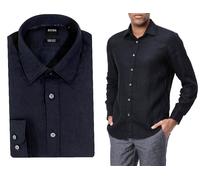 Hugo Boss Lukas Natural Linen Shirt Men Shirt Regular Fit Iconic Wow M