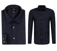 Hugo Boss Lukas Natural Linen Shirt Men Shirt Regular Fit Iconic Wow XL