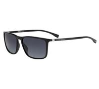 Hugo Boss Man BOSS 0665/S/IT 807/9O Sunglasses Acetate Black Grey Squared Normal Shaded